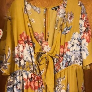 Charlotte Russe Capri romper